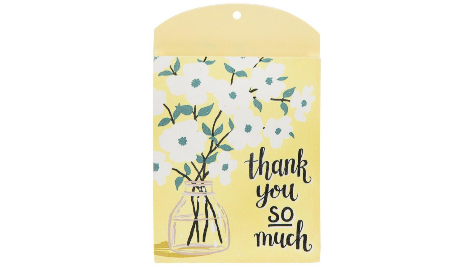 Thank You Flowers Wood Gift Card Holder | Hobby Lobby | 2628428