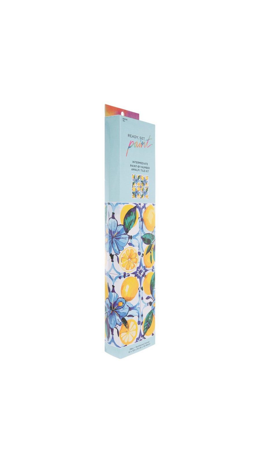 Lemon & Floral Tile Paint By Numbers Kit | Hobby Lobby | 2628709
