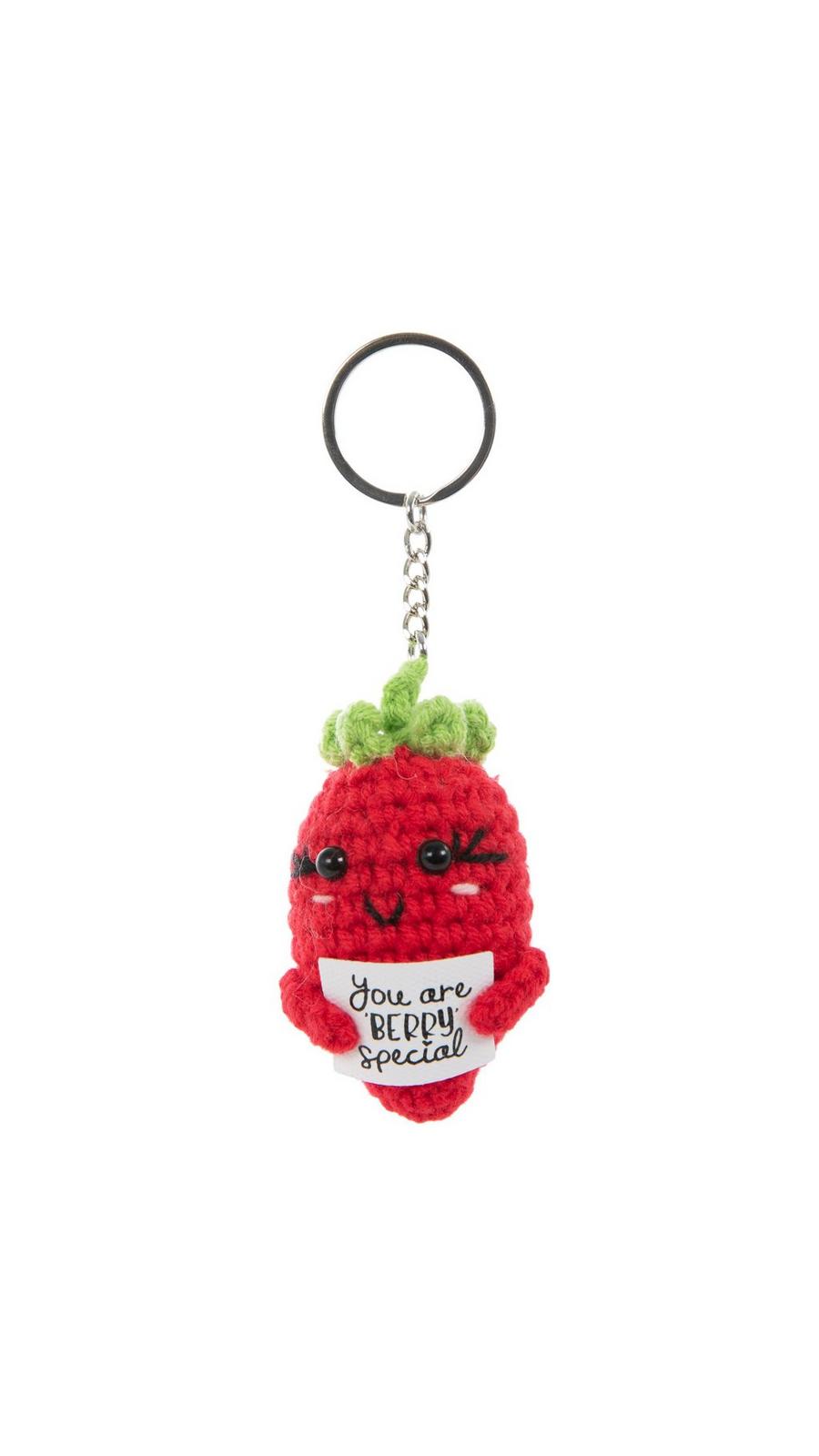 Berry Special Strawberry Crochet Keychain | Hobby Lobby | 2629939