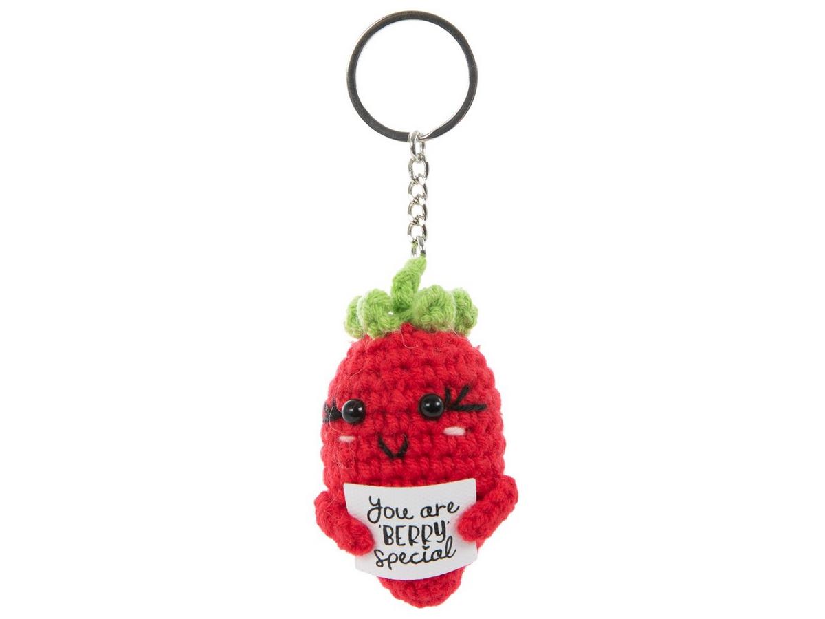 Berry Special Strawberry Crochet Keychain | Hobby Lobby | 2629939