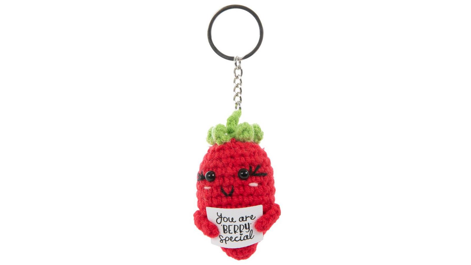 Berry Special Strawberry Crochet Keychain | Hobby Lobby | 2629939