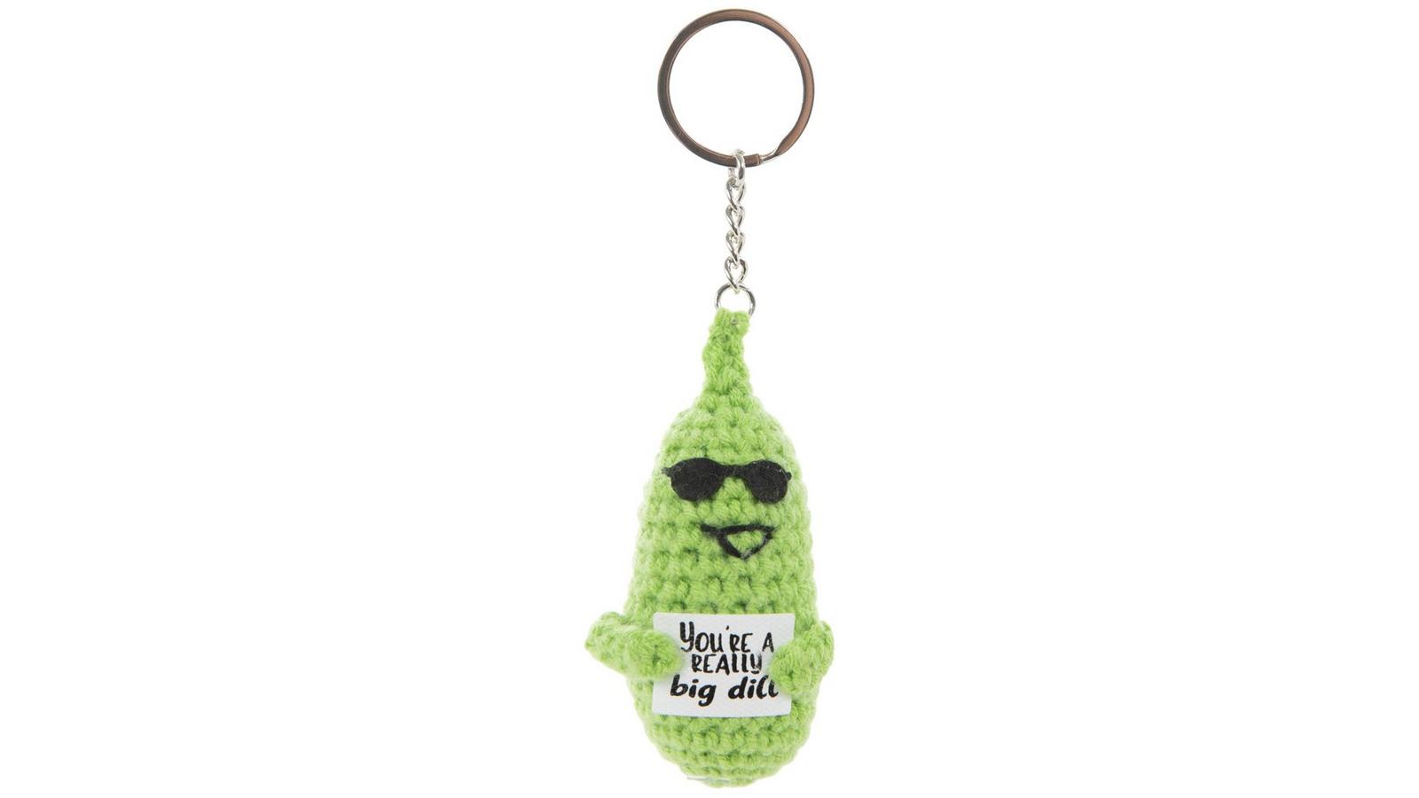 あみぐるみ「୨୧RIBBON୨୧」 Big Dill Picket Crochet Keychain | Hobby Lobby | 2629996