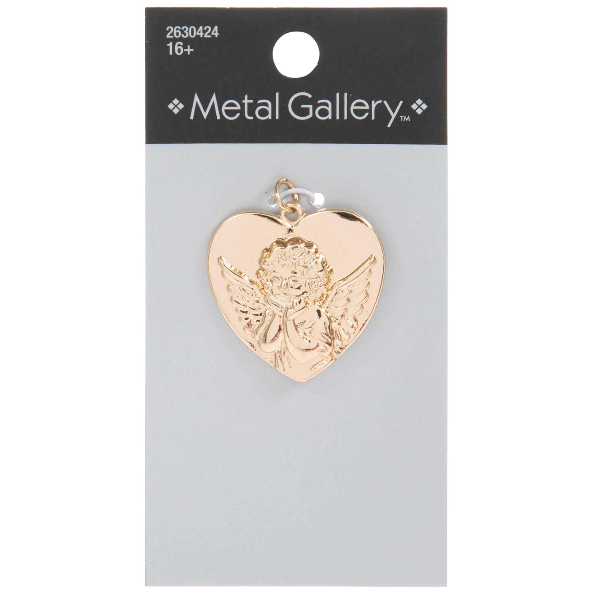 Embossed Angel Heart Pendant | Hobby Lobby | 2630424