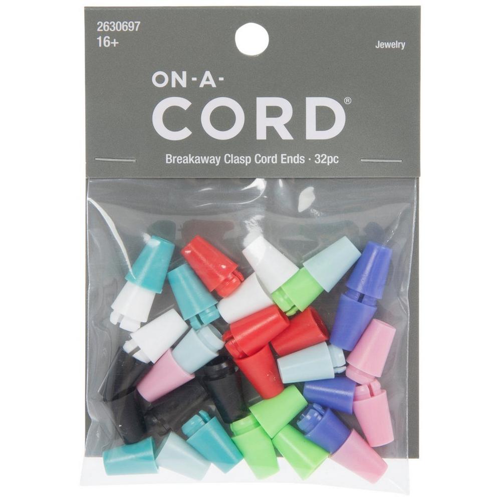 Multi-Color Breakaway Clasp Cord Ends | Hobby Lobby | 2630697