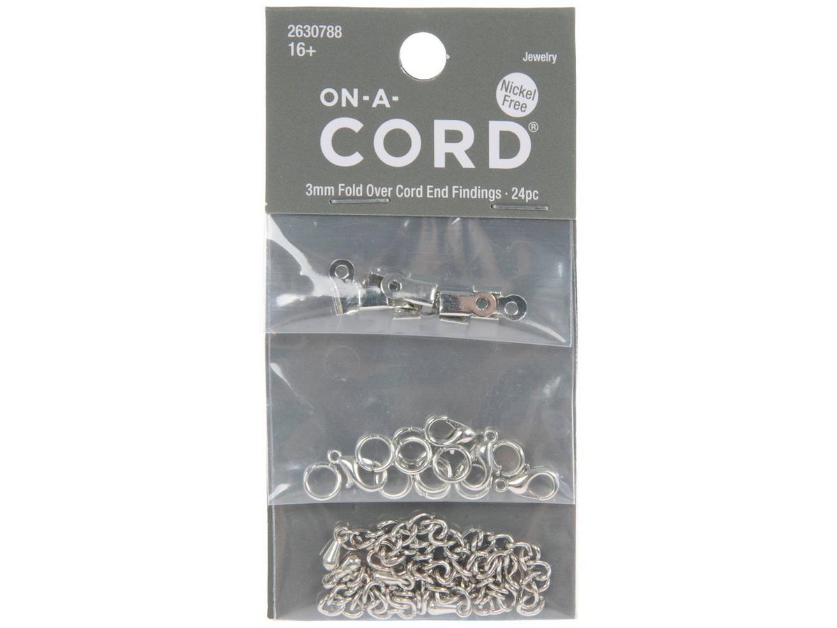 アクセサリー kinomi Amazon.com: Mandala Crafts Stainless Steel 5mm Cord Ends Caps for