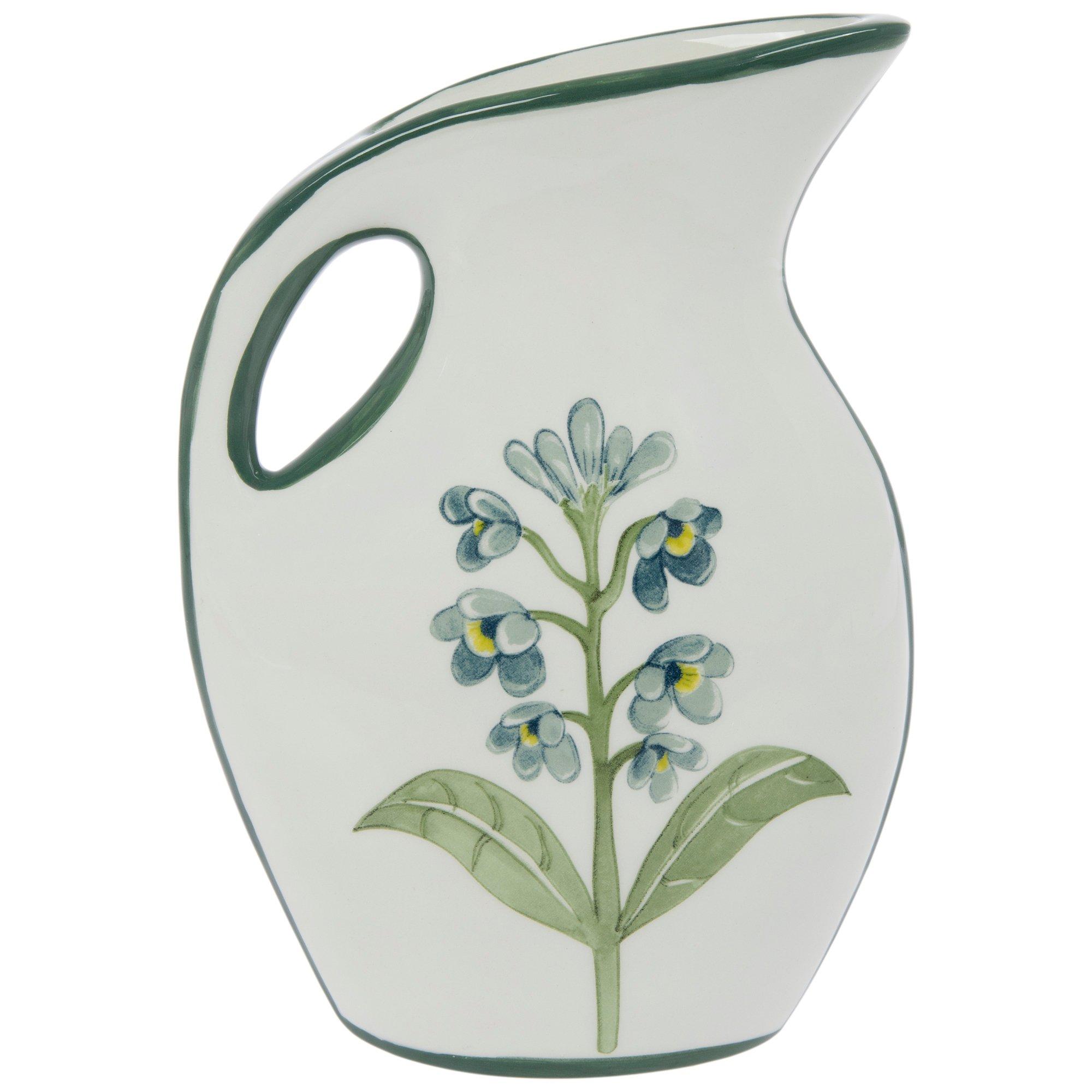 Bluebell Flat Ceramic Pitcher Vase | Hobby Lobby | 2630846