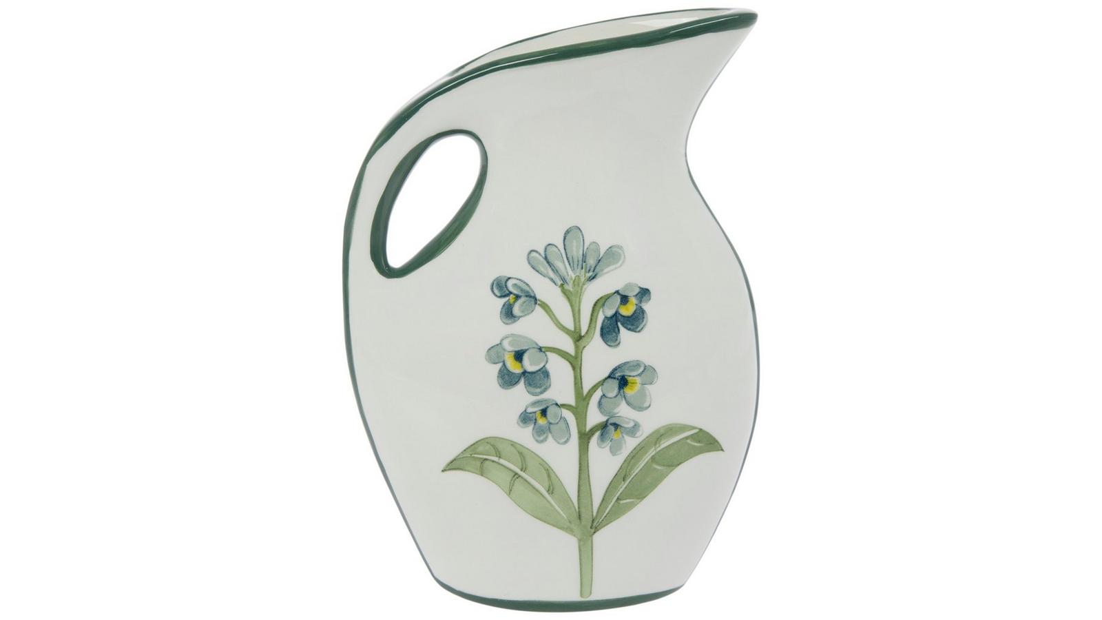 Bluebell Flat Ceramic Pitcher Vase | Hobby Lobby | 2630846