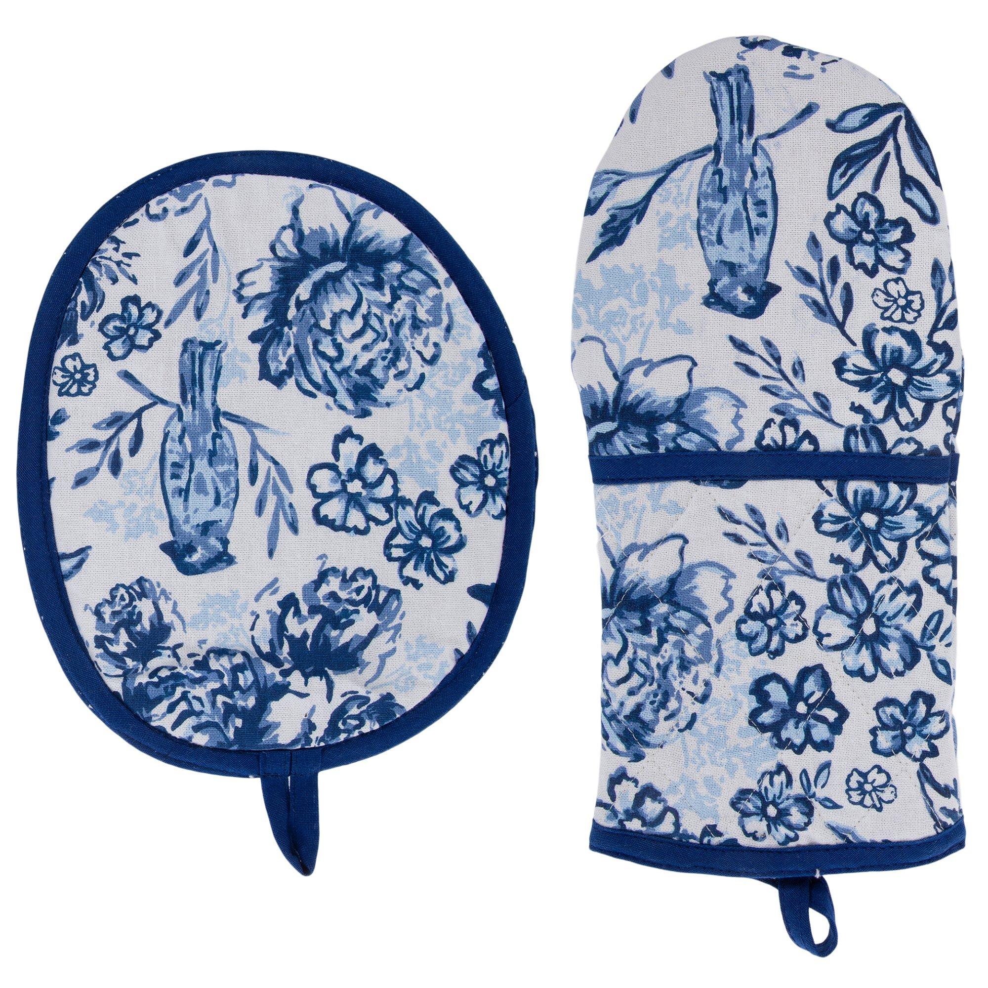 Market Square Pot Holder & Oven Mitt