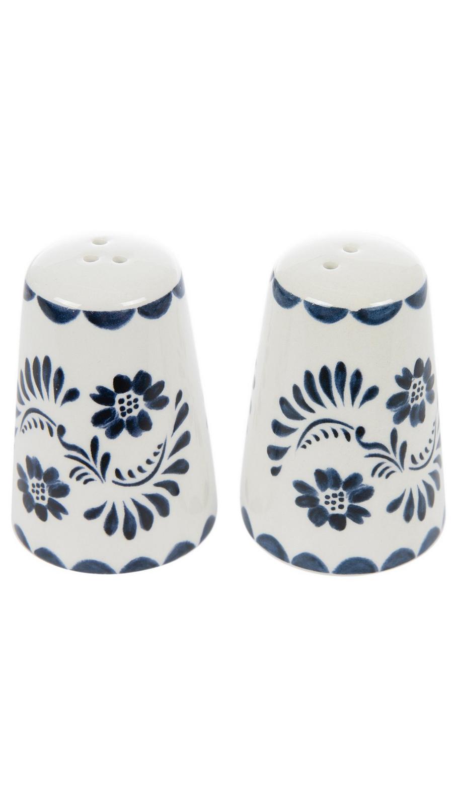 Blue Swirled Flowers Salt & Pepper Shakers | Hobby Lobby | 2634475