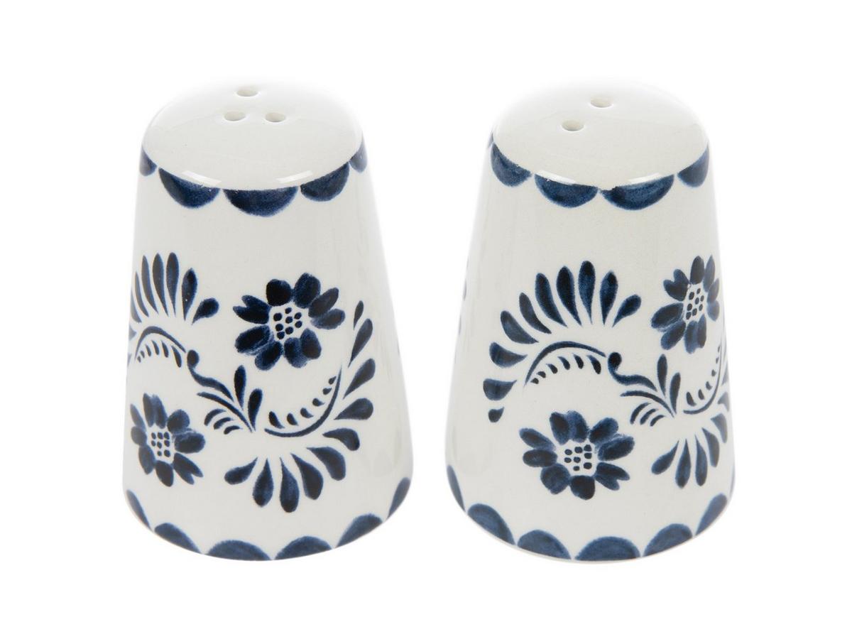 Blue Swirled Flowers Salt & Pepper Shakers | Hobby Lobby | 2634475