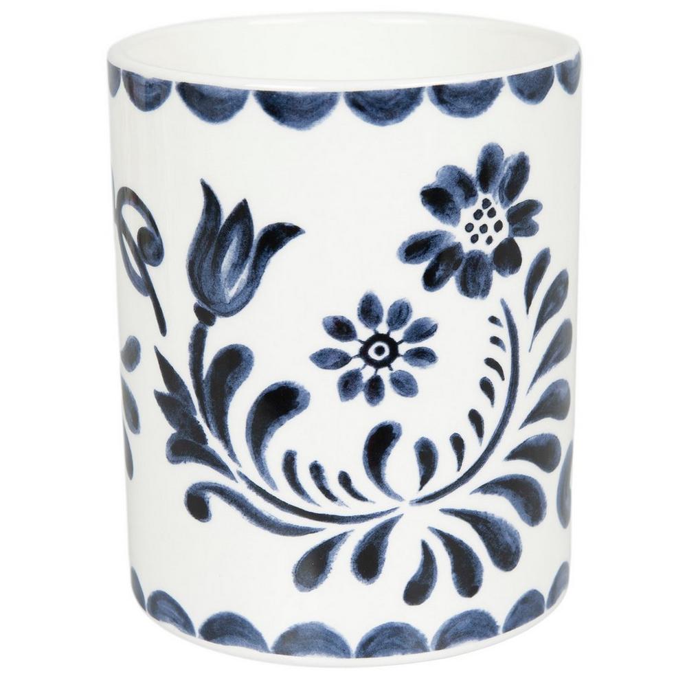 Blue Floral Ceramic Crock | Hobby Lobby | 2634566
