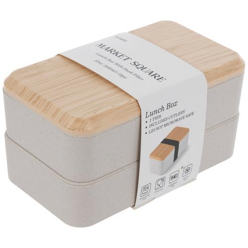 Two Tier Rectangular Lunch Box