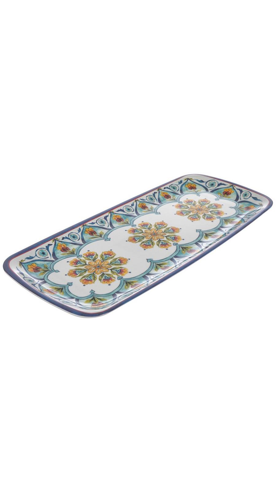Floral Medallion Rectangle Platter | Hobby Lobby | 2635704