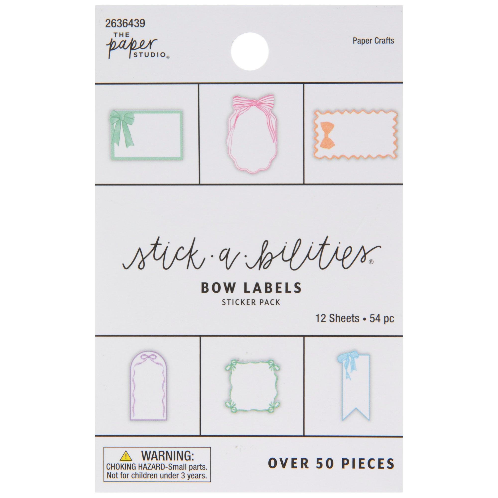 Bow Label Stickers | Hobby Lobby | 2636439