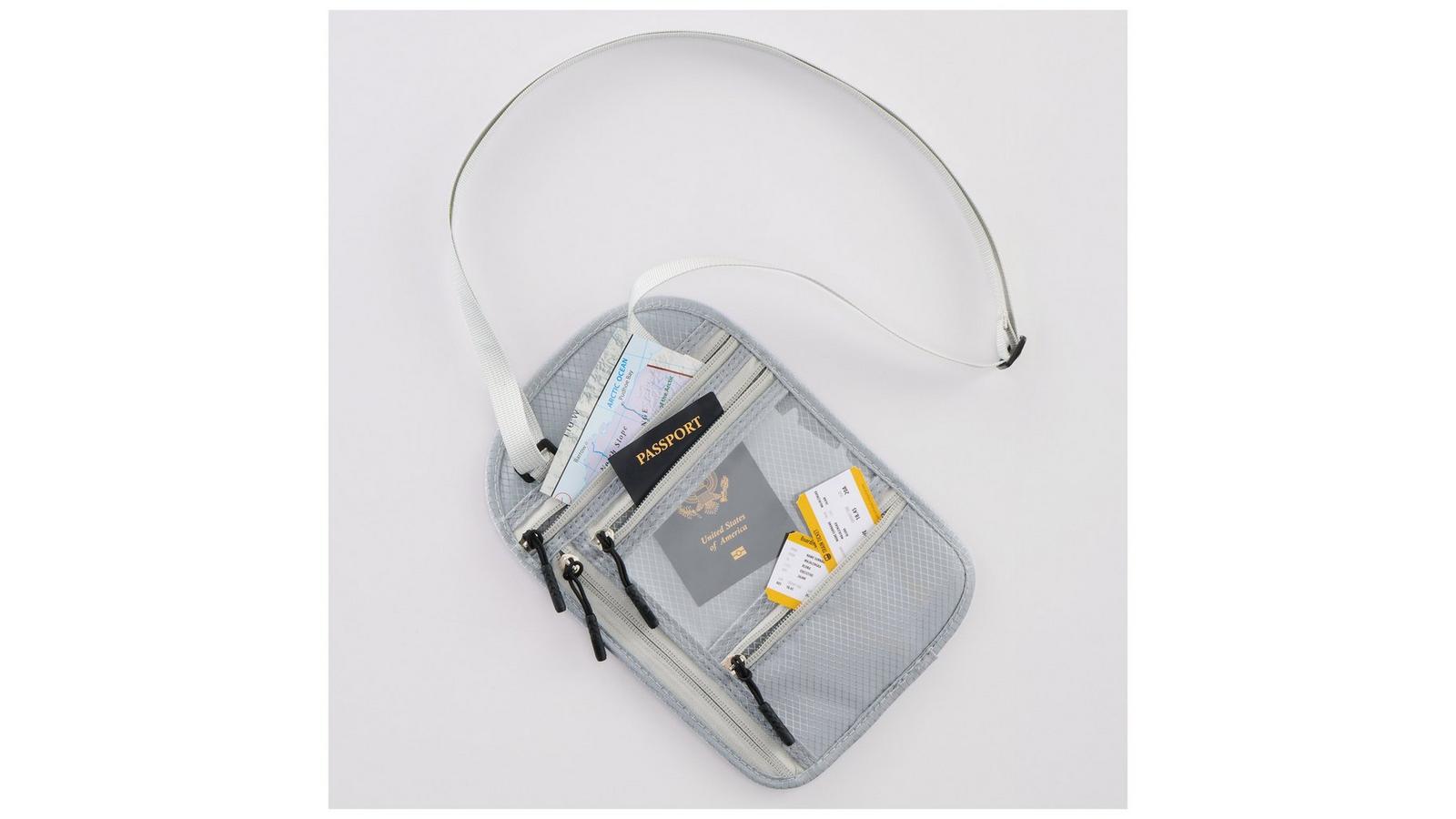 Gray Neck Wallet Passport Holder | Hobby Lobby | 2636710