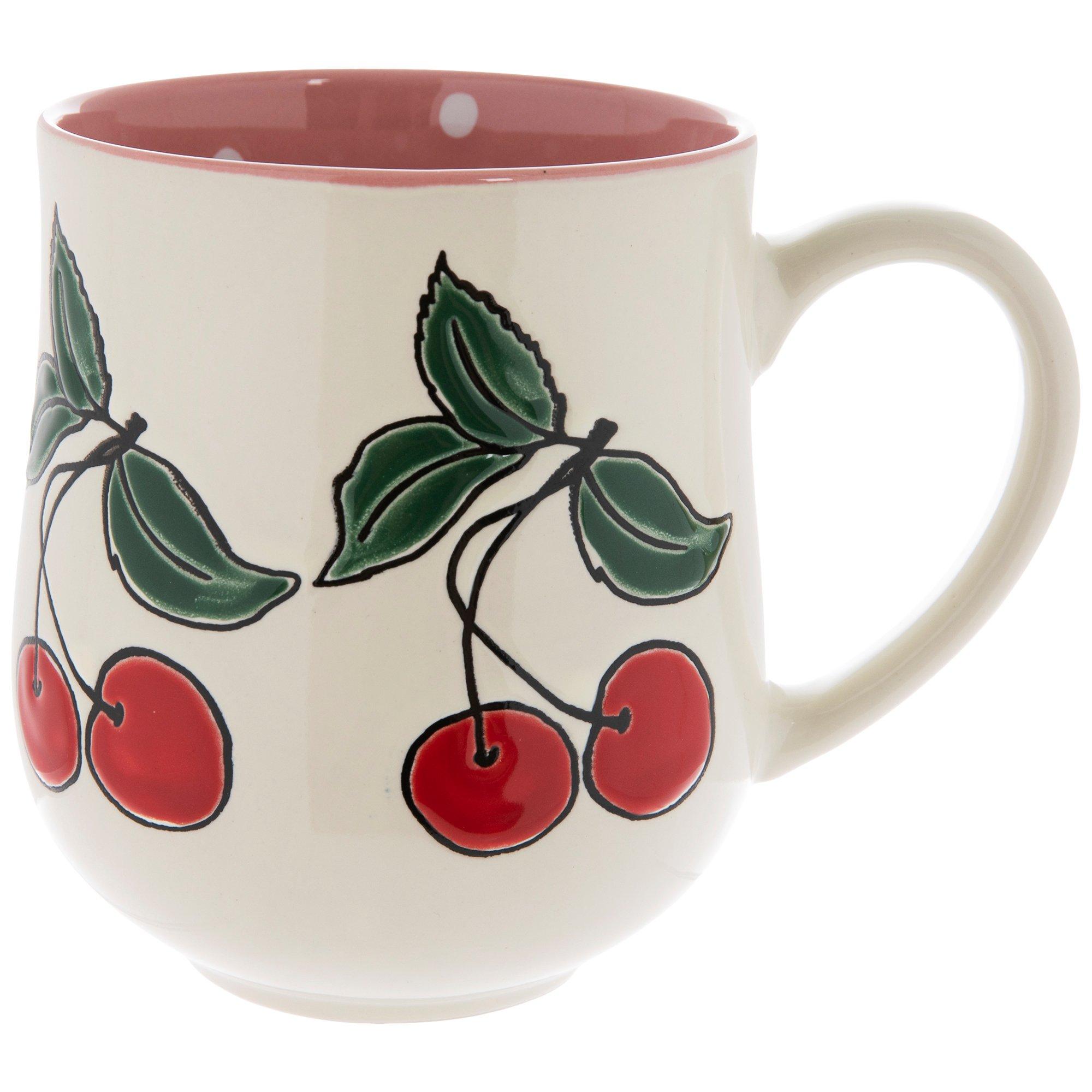 Red Cherries & Polka Dot Mug | Hobby Lobby | 2636850