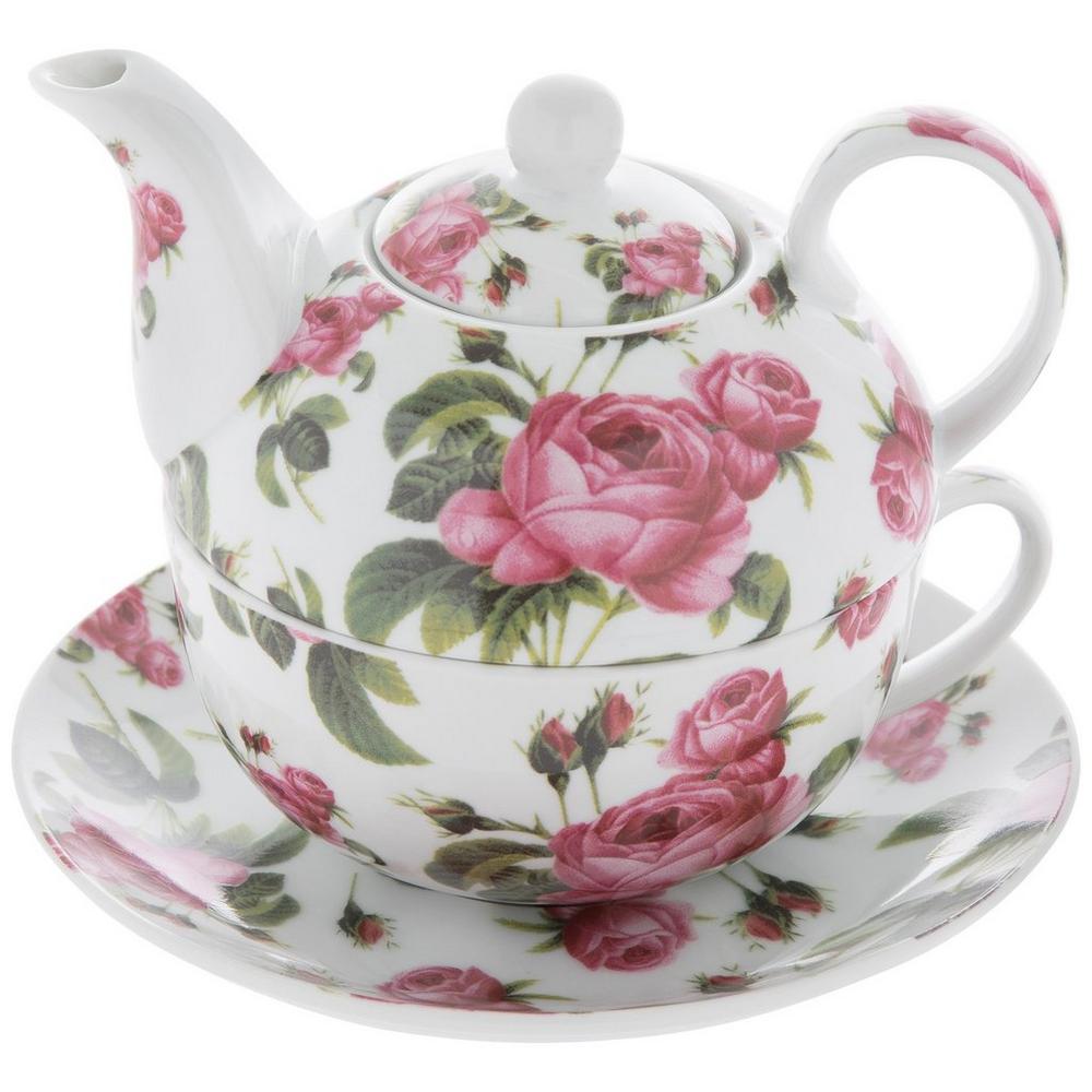 Pink Rose Chintz Tea For One Set | Hobby Lobby | 2637163