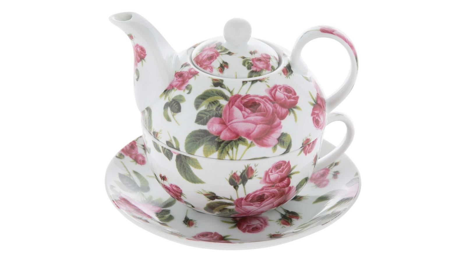 Pink Rose Chintz Tea For One Set | Hobby Lobby | 2637163