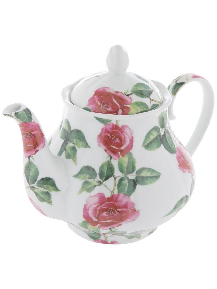 Pink Rose Chintz Ceramic Teapot | Hobby Lobby | 2637171