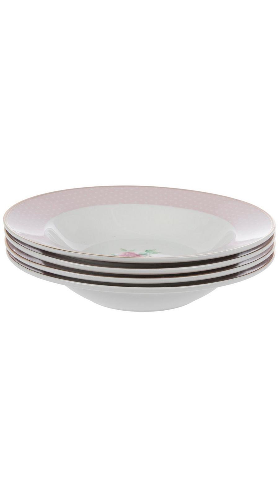 Pink & White Polka Dot Flower Soup Bowls | Hobby Lobby | 2637718