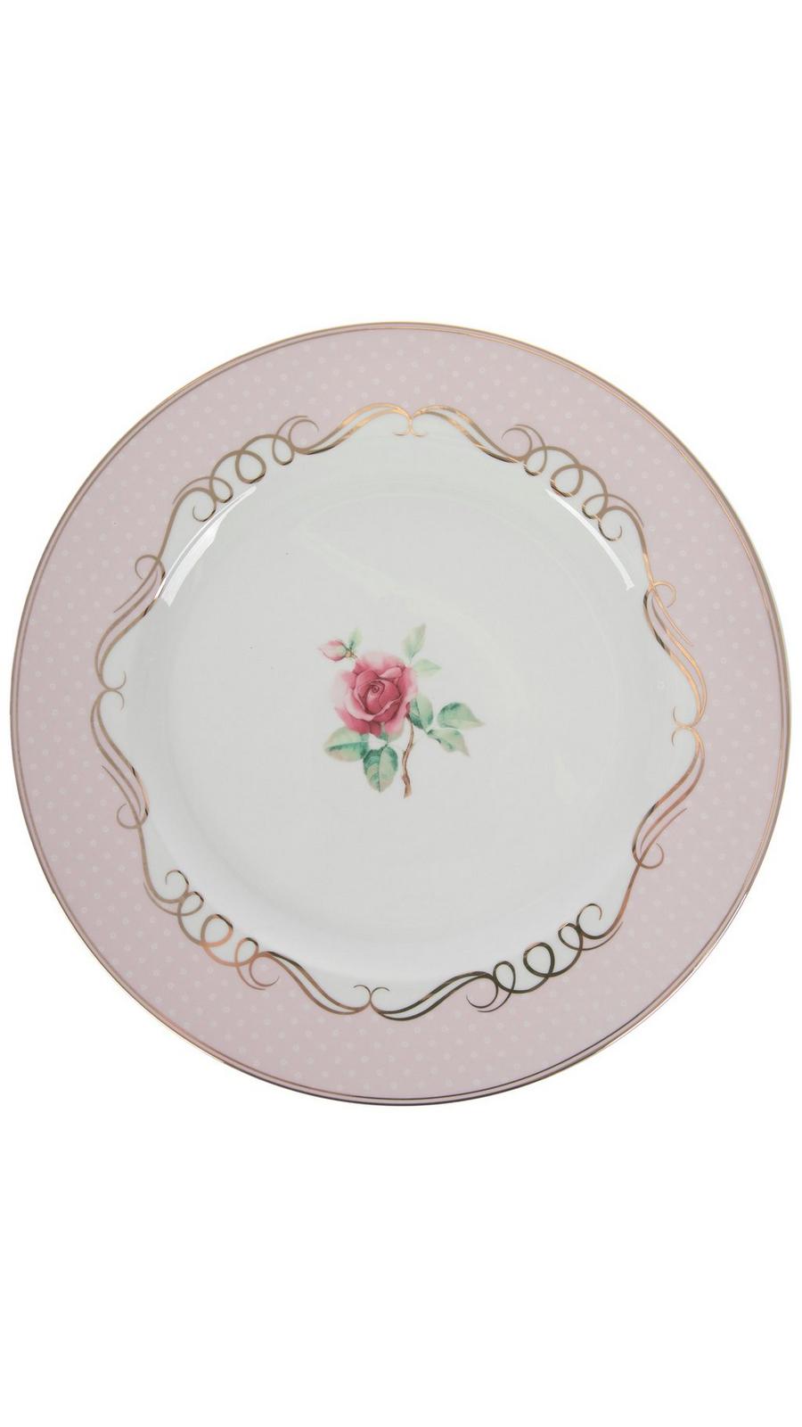 Pink & White Polka Dot Flower Dinner Plates | Hobby Lobby | 2637742