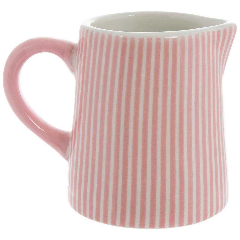Pink & White Striped Creamer Pitcher | Hobby Lobby | 2638799