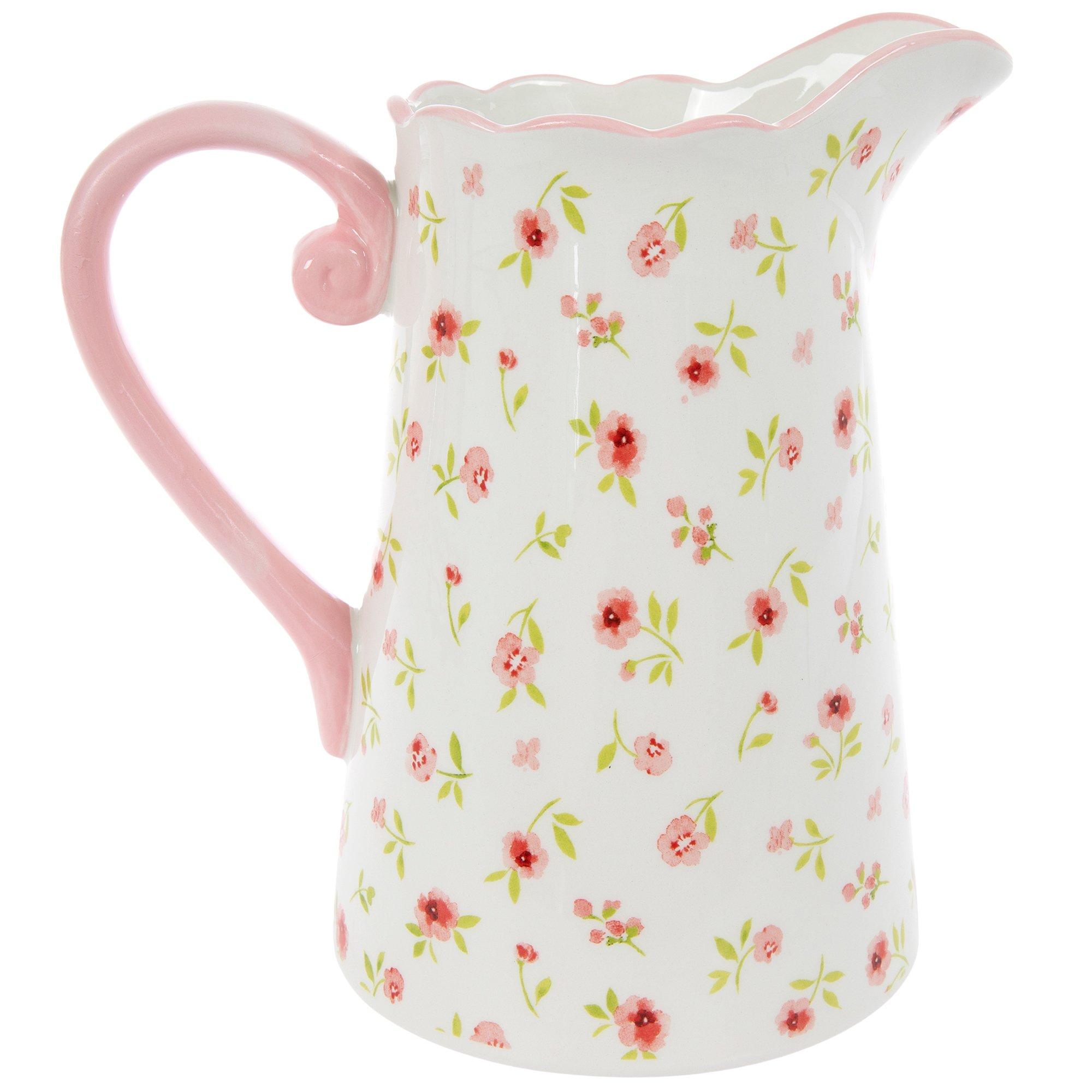 Pink Rose Chintz Ceramic Teapot | Hobby Lobby | 2637171