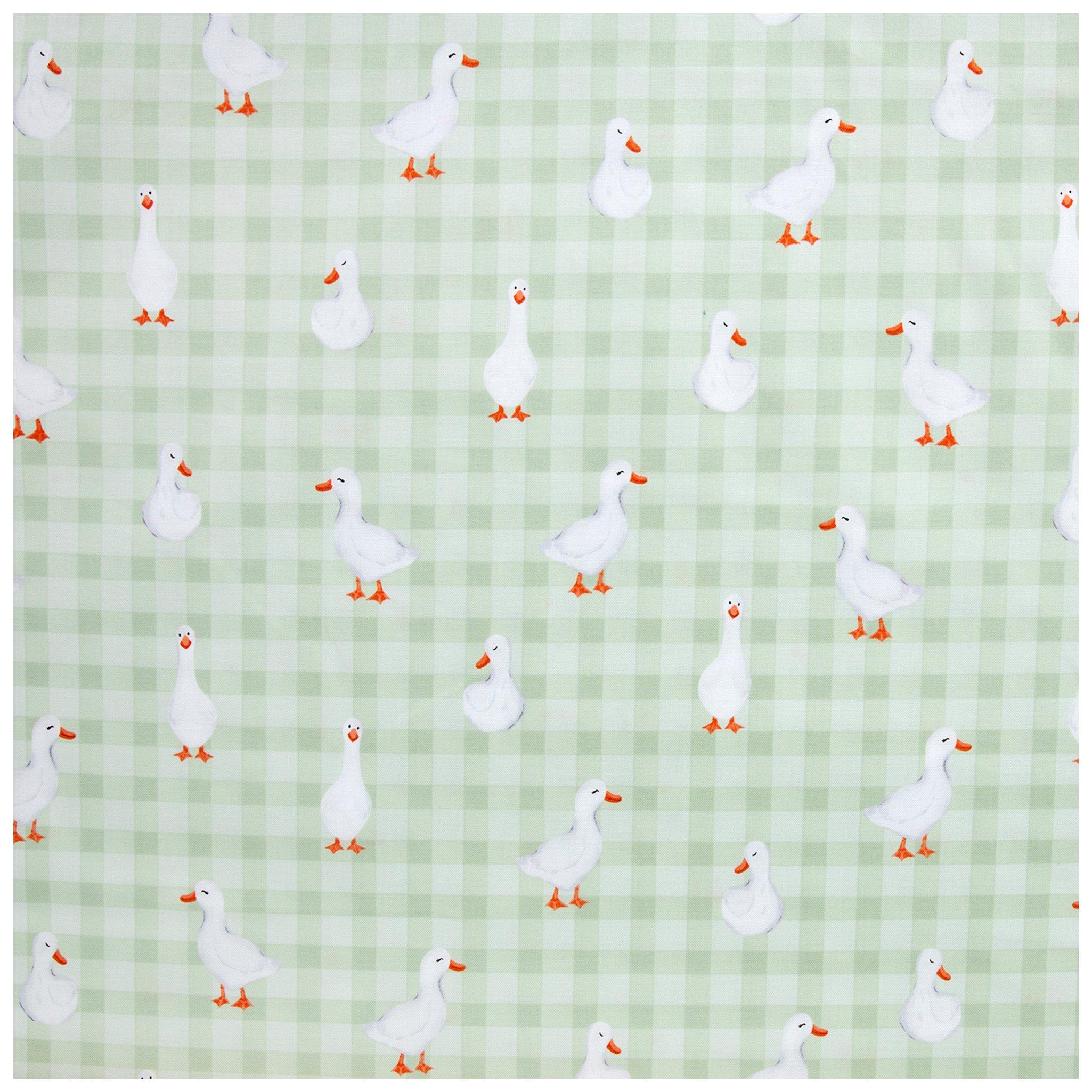 Gingham Ducks Cotton Calico Fabric | Hobby Lobby | 2639292