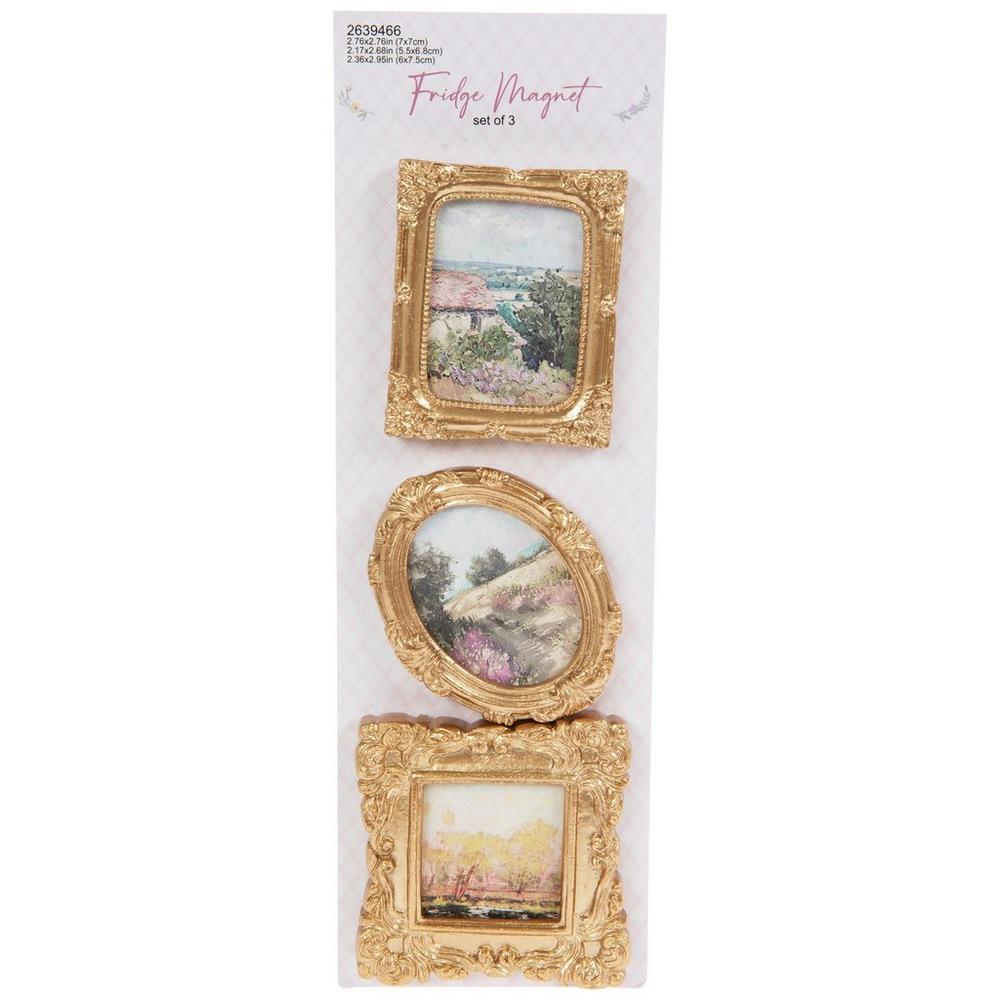 Ornate Framed Art Magnets