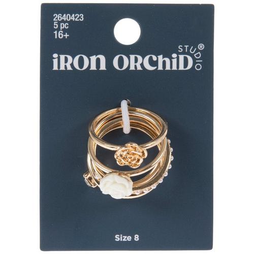 Rose Ring Stack - Size 8