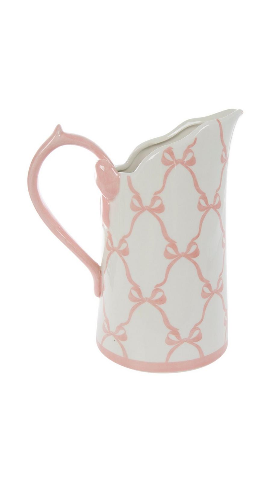 Pink Bows Ceramic Pitcher | Hobby Lobby | 2640845