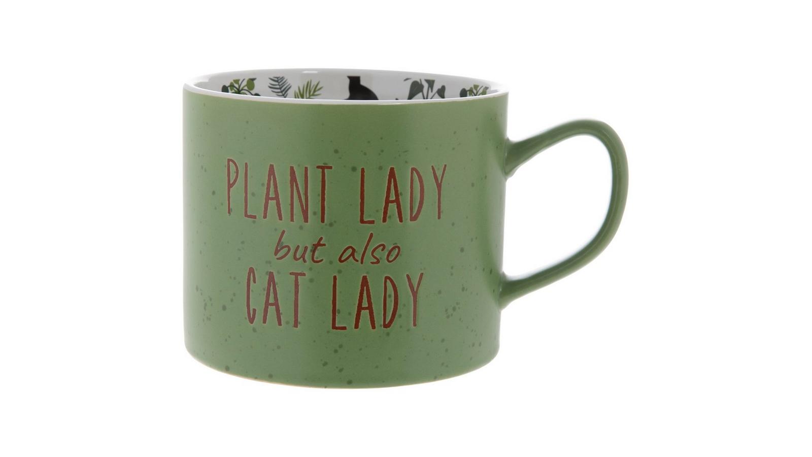 新品　cat's issue ホーロー　皿　　タンブラー　キャッツイシュー Plant & Cat Lady Mug | Hobby Lobby | 2642692