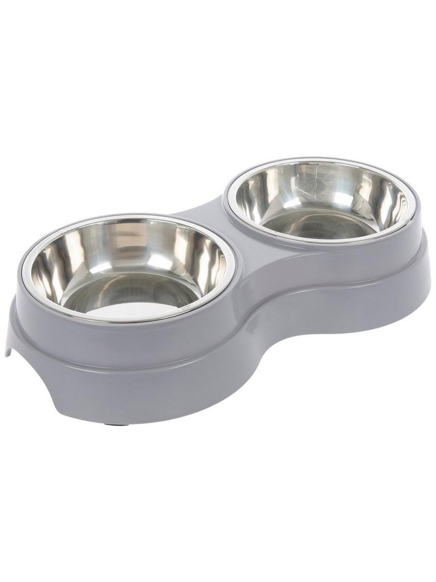 Gray Double Pet Bowl Holder | Hobby Lobby | 2643468