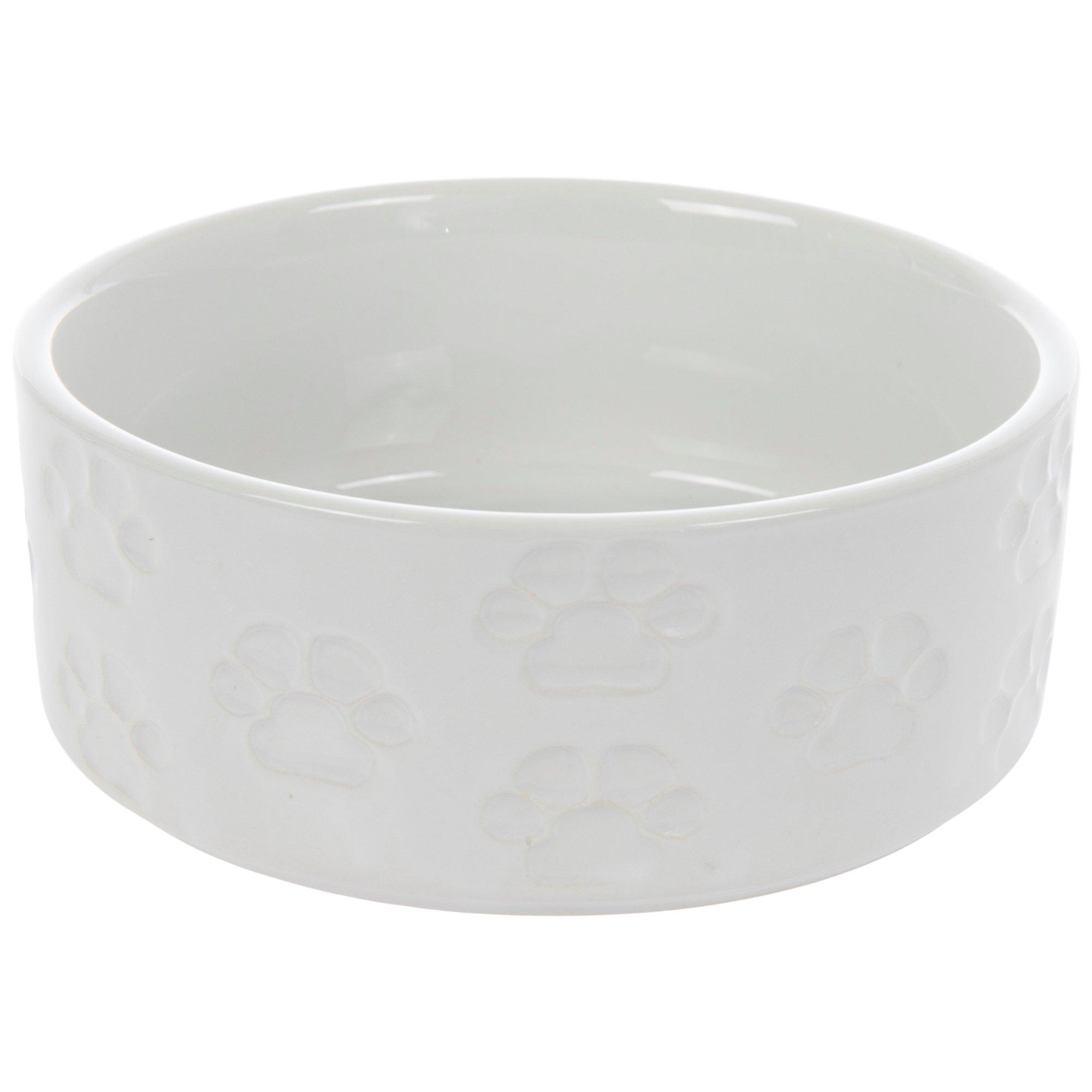 Paw Print Stoneware Pet Dish | Hobby Lobby | 2643476