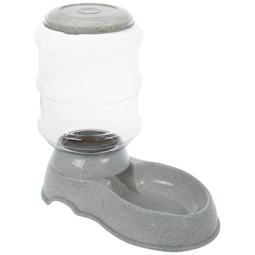 Gray Pet Food Dispenser