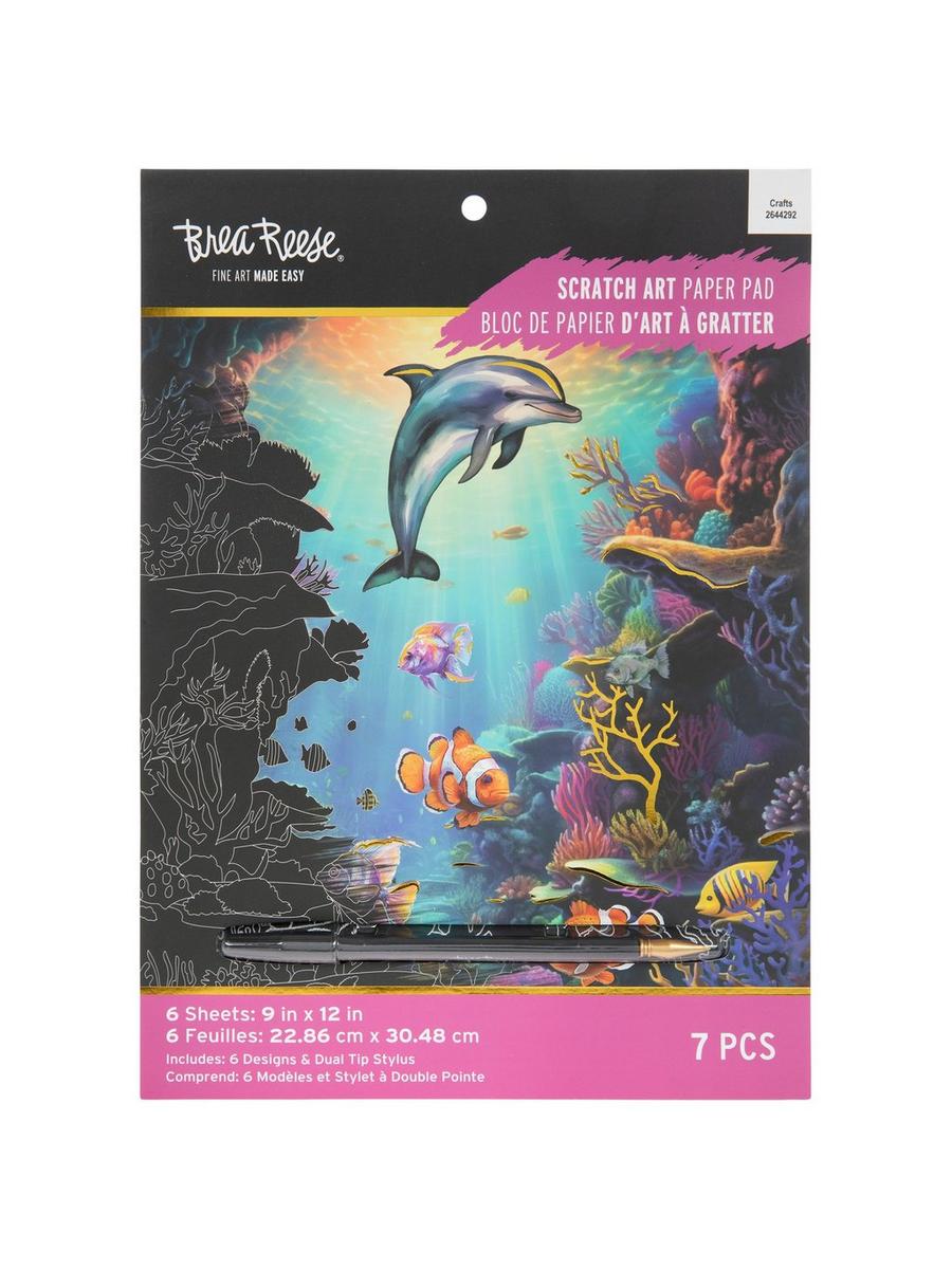Under The Sea Scratch Art Paper Pad | Hobby Lobby | 2644292