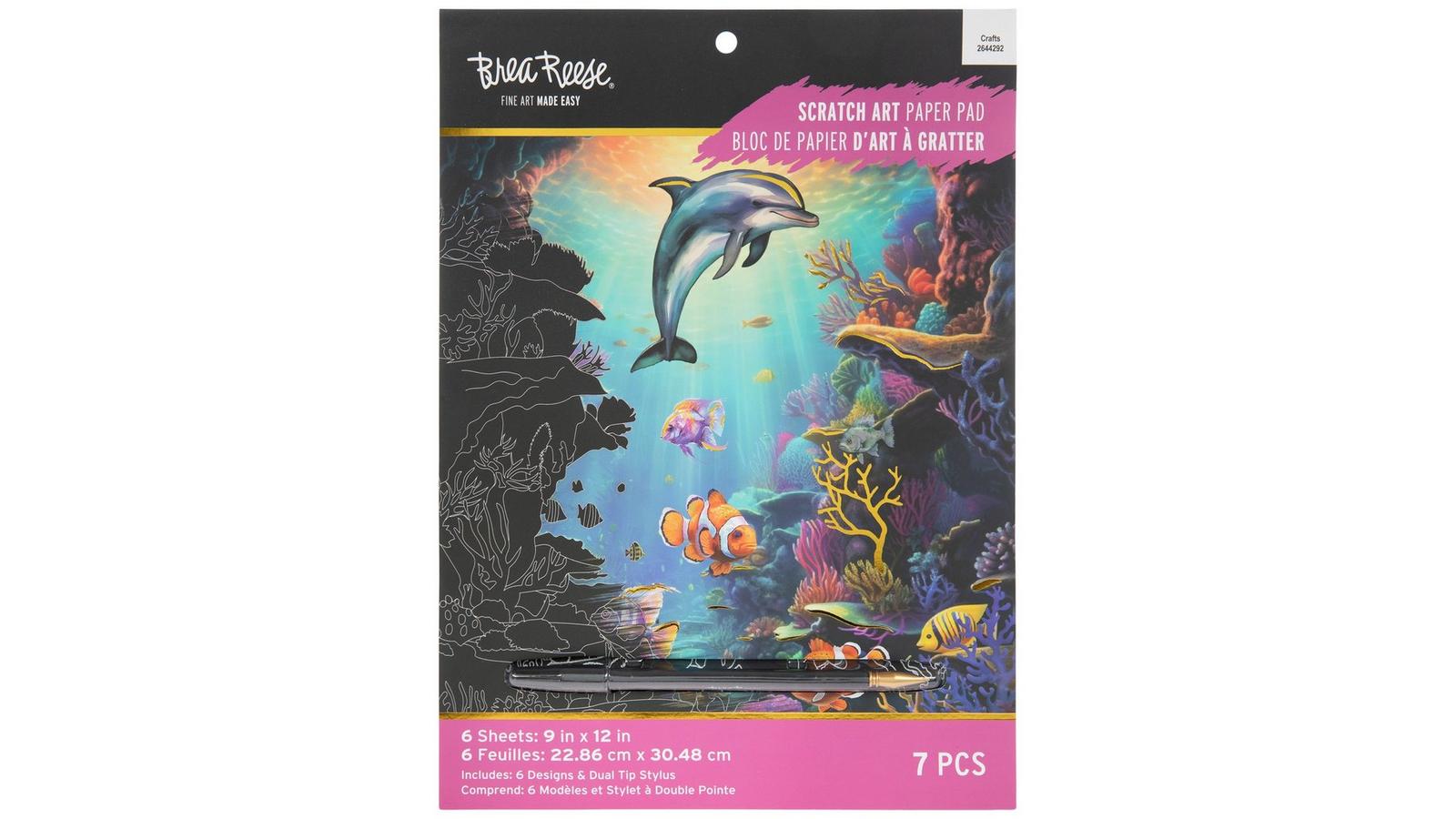 Under The Sea Scratch Art Paper Pad | Hobby Lobby | 2644292