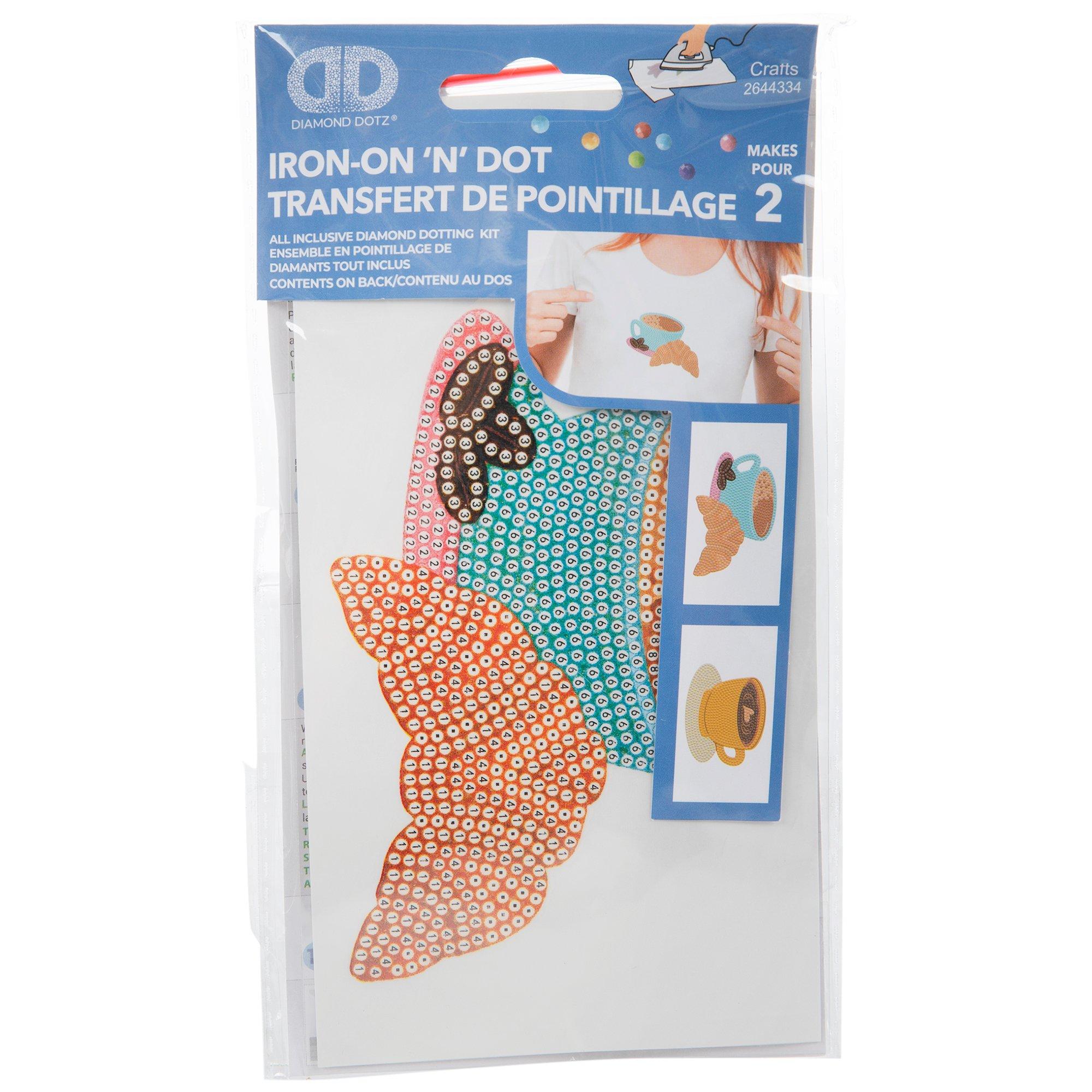 DAIYAMOND LIFEセット Coffee & Croissant Diamond Dotz Iron-On Transfer | Hobby Lobby