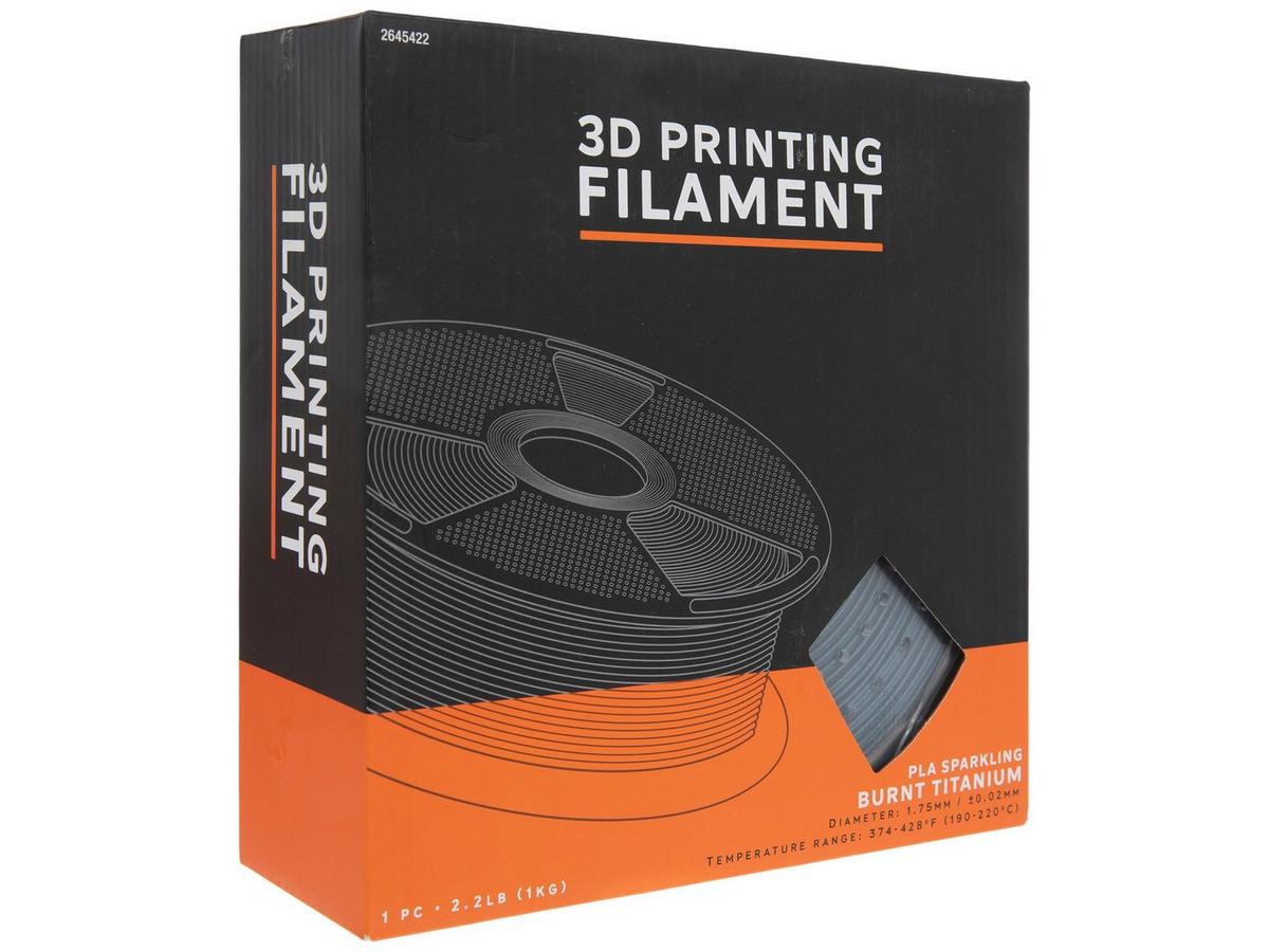 Burnt Titanium Sparkling 3D Printing Filament | Hobby Lobby | 2645422