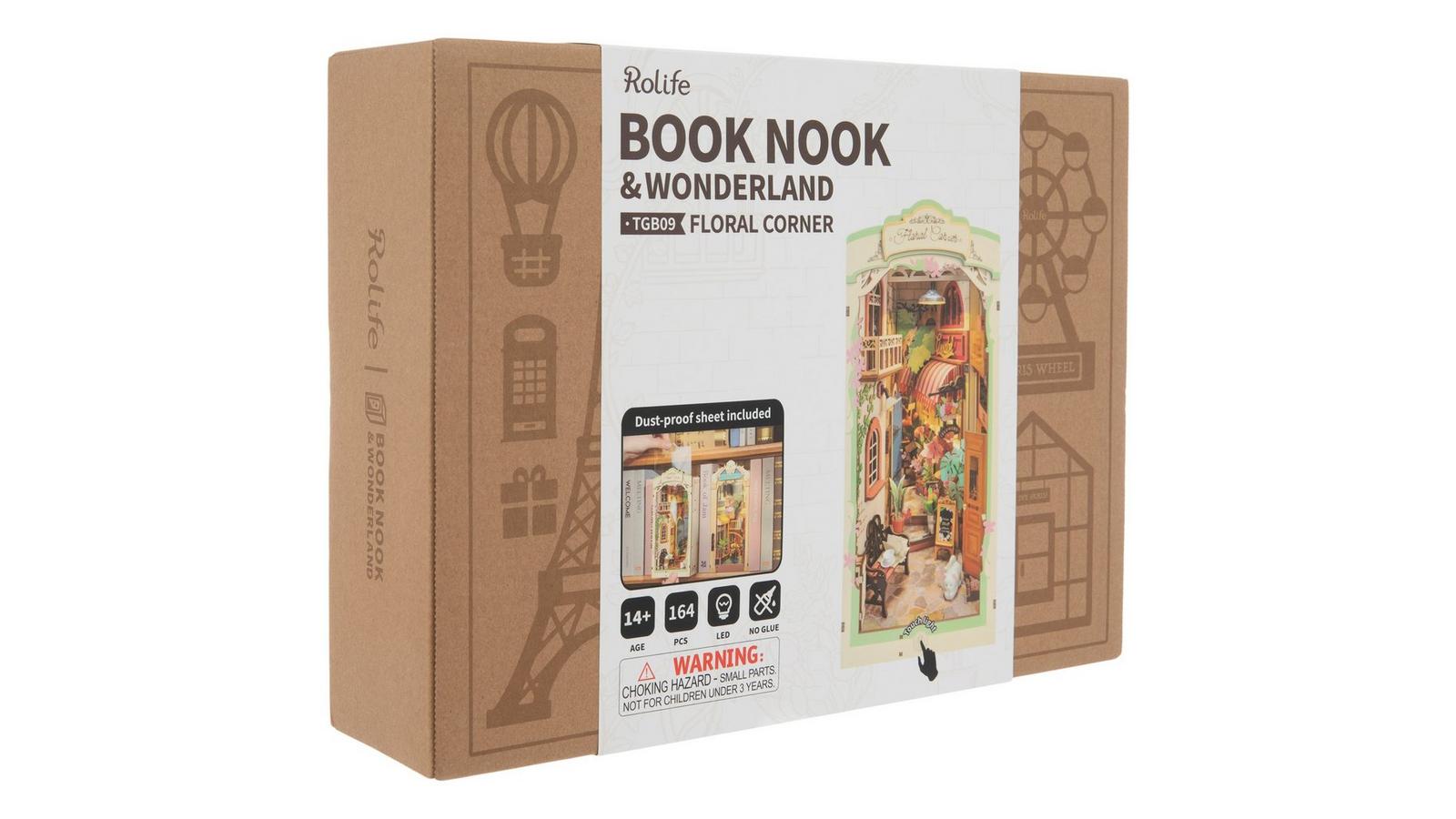 Miniature DIY Floral Corner Book Nook Kit | Hobby Lobby | 2647832