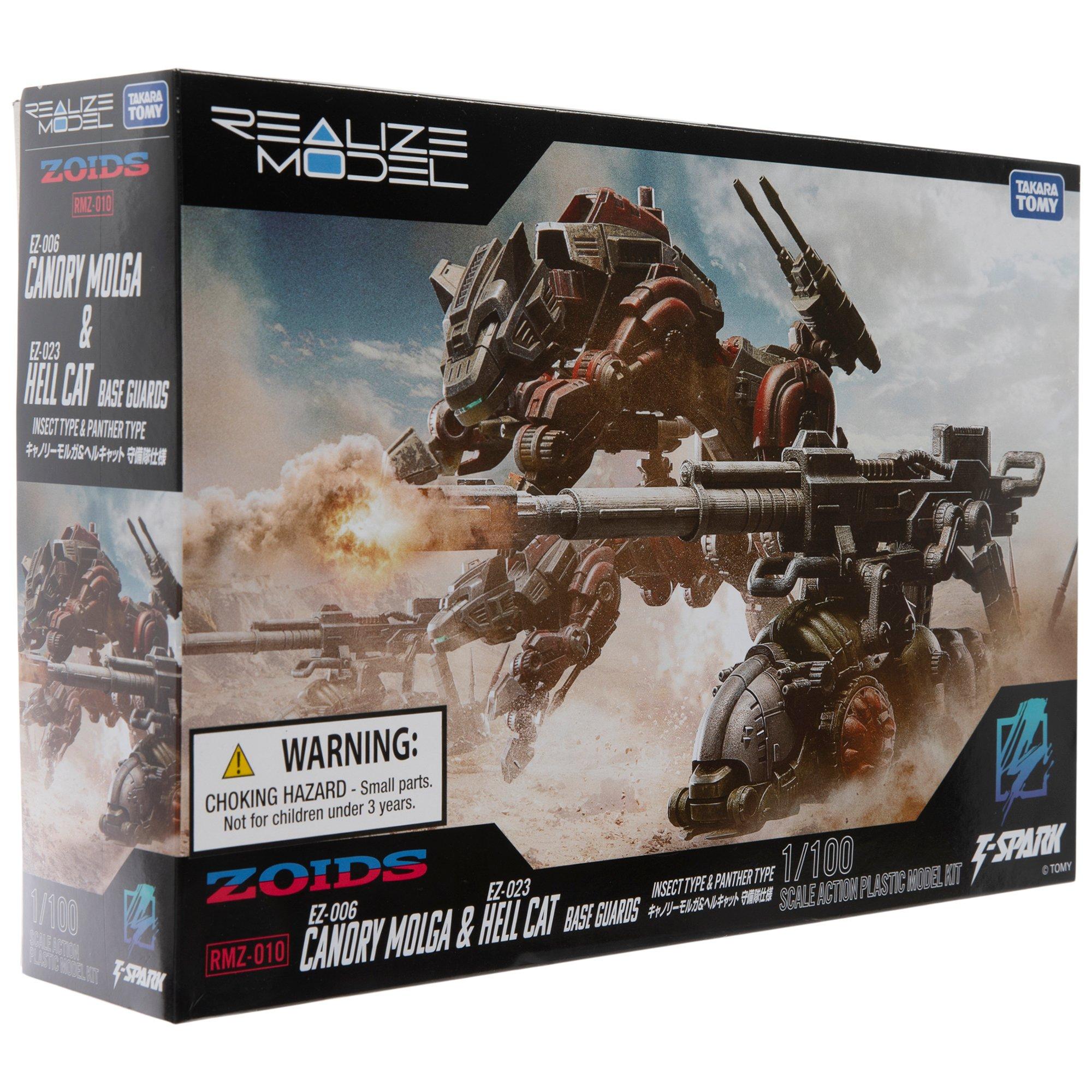 ZOIDS EZ-006 Canory Molga & EZ-023 Hell Cat Model Kit | Hobby