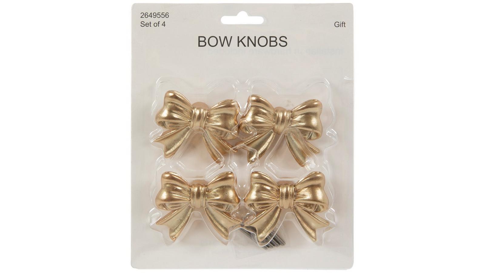 Gold Bow Knobs | Hobby Lobby | 2649556