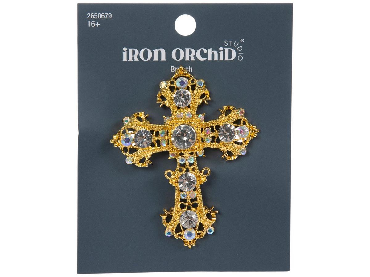 Ornate Cross Rhinestone Brooch | Hobby Lobby | 2650679