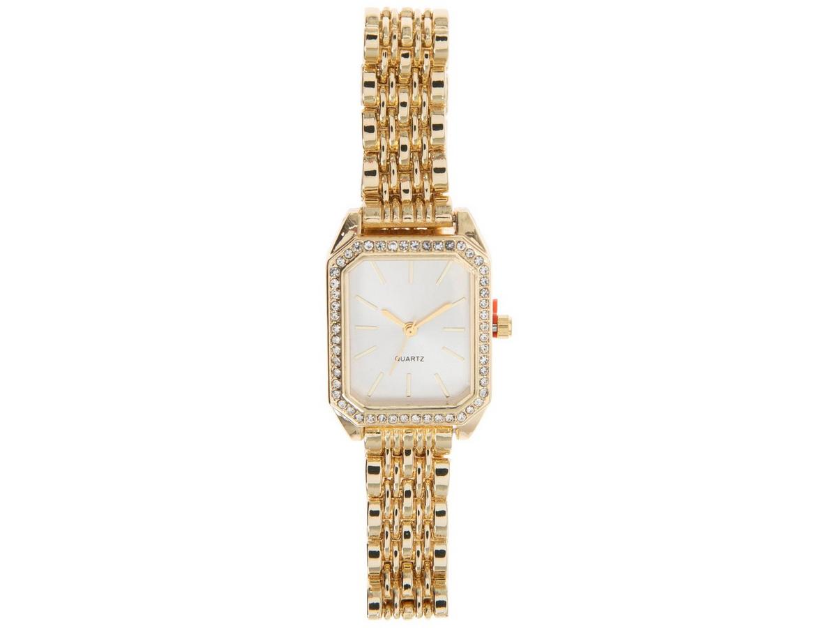 Rhinestone Rectangle Face Quartz Watch | Hobby Lobby | 2651552