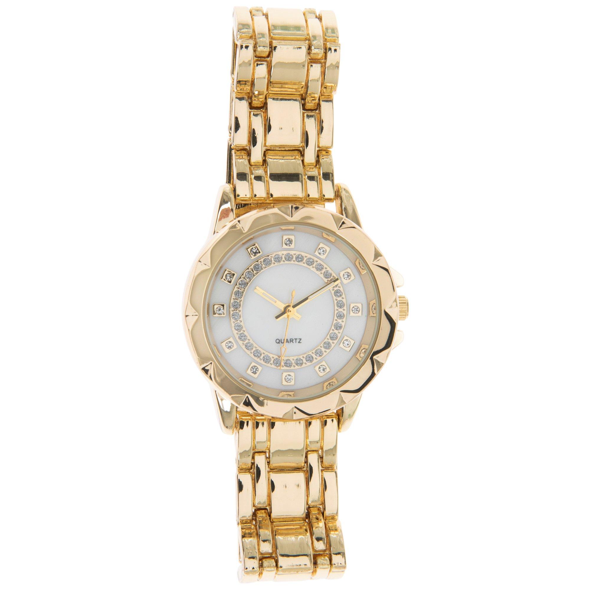 Rhinestone Round Face Quartz Watch | Hobby Lobby | 2651644