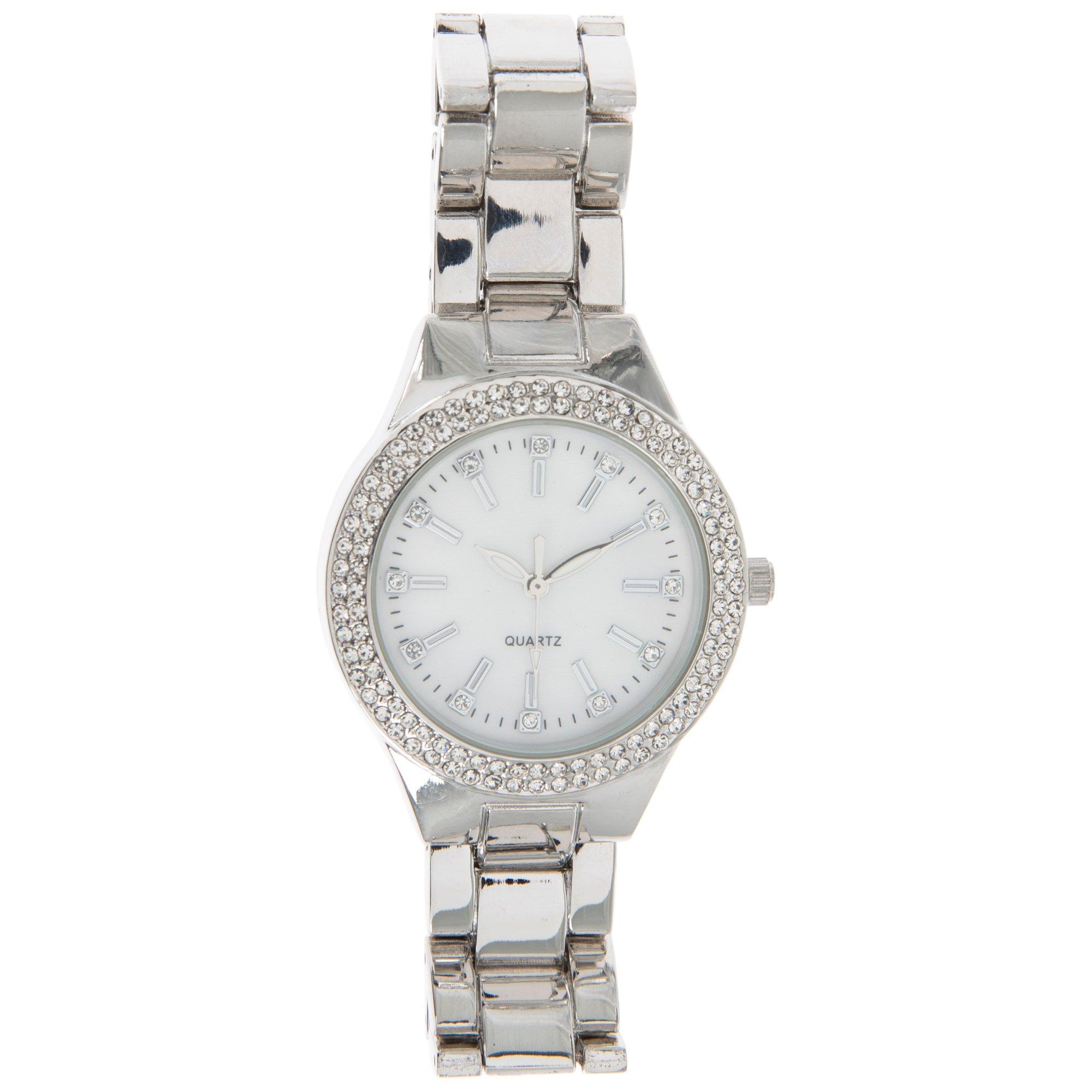 Nwt Women\'s Rhinestone Quartz Warch Rhinestone Round Face Quartz Watch | Hobby Lobby | 2651644 main image 2