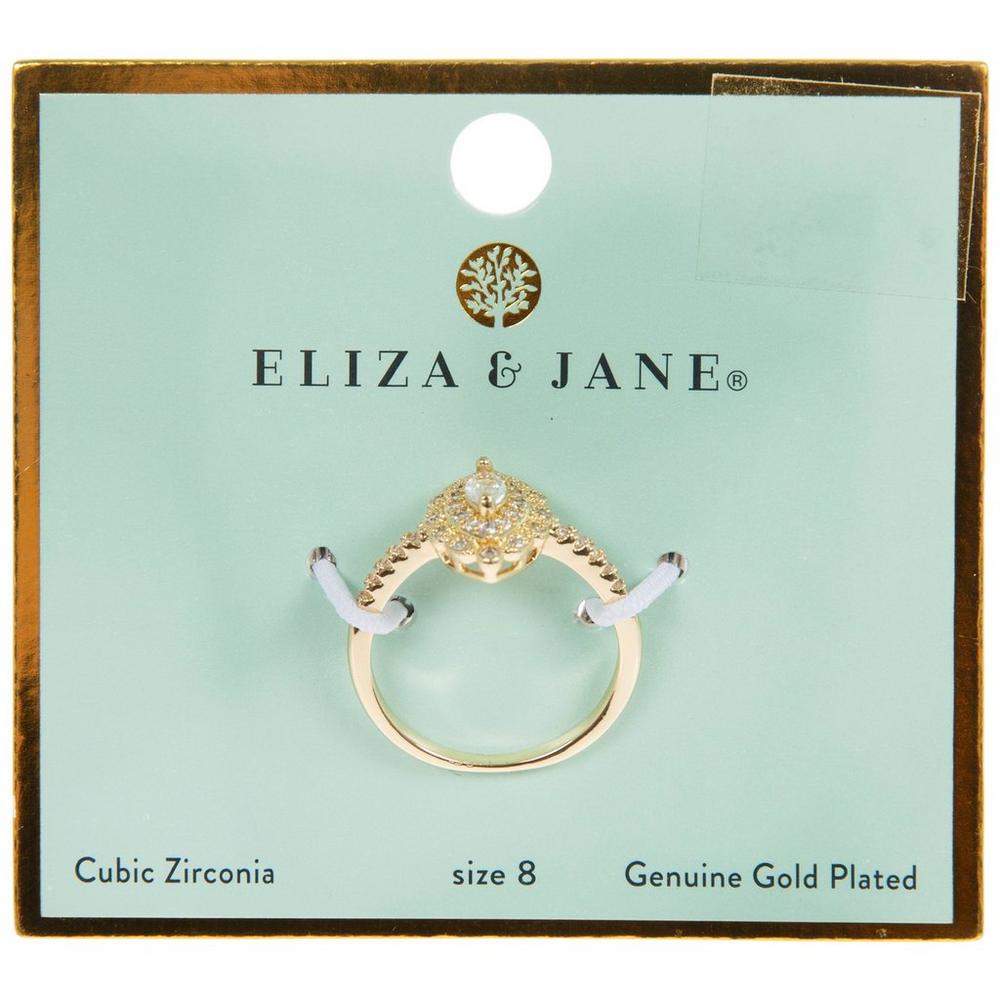 女王蜂　指輪　qb Luxury QB Ring Gold Plated Layered Marquise Cubic Zirconia Ring - Size 8 | Hobby