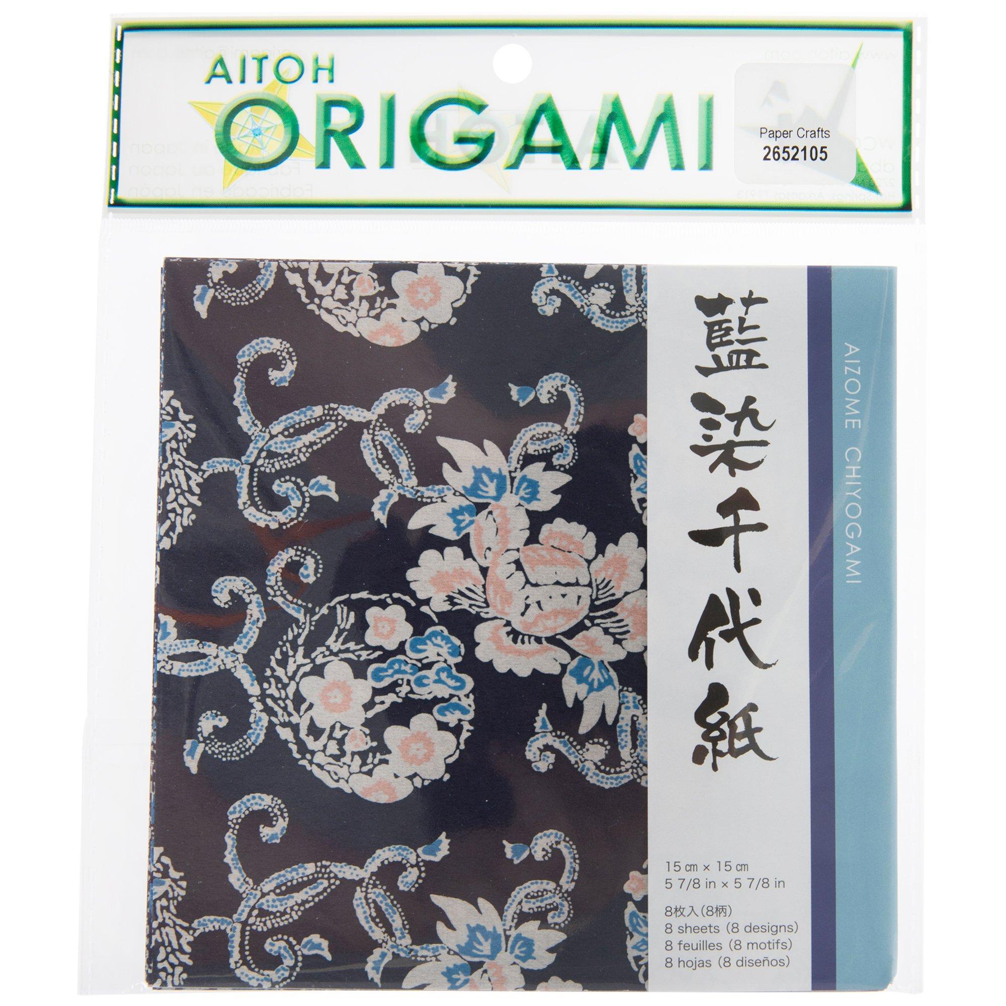 Blue Floral Origami Paper | Hobby Lobby | 2652105