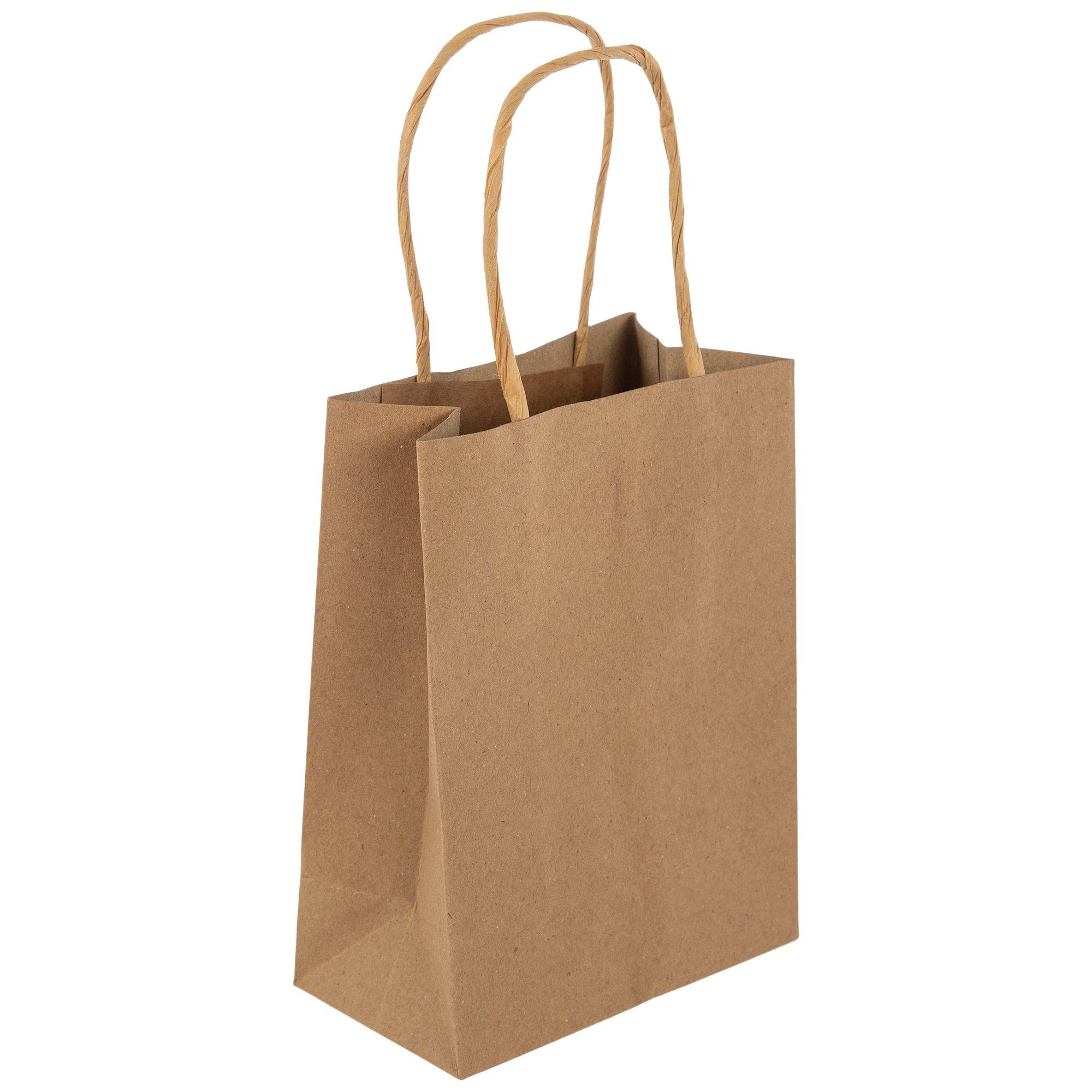 Kraft Gift Bags small dimensions view 1