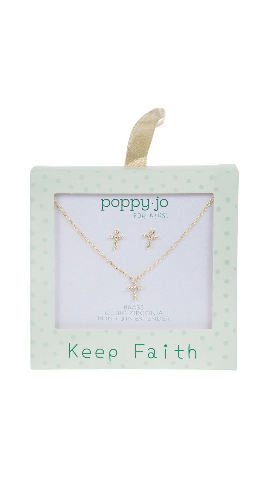 【新品】Chabi ボインキャミ Cross Cubic Zirconia Necklace & Earrings | Hobby Lobby | 2655082